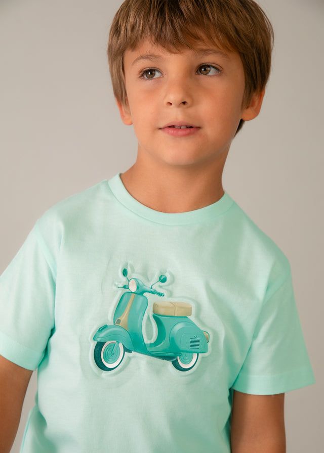T-shirt bambino con stampa vespa embossed Mayoral Mayoral 2 Anni 92cm