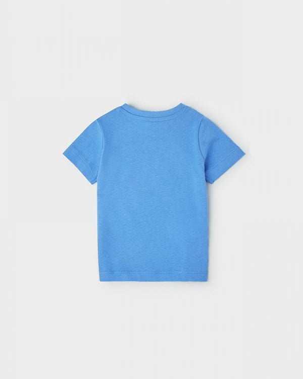T-Shirt neonato Mayoral azzurra marine - ErreGiModaBimbo