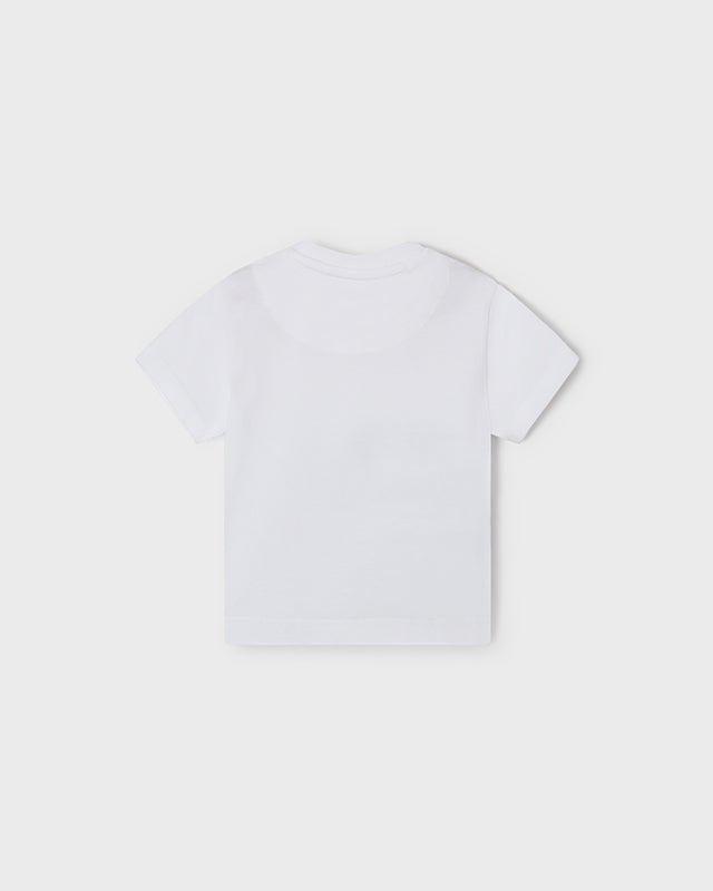 T-Shirt neonato Mayoral bianca stampa sub - ErreGiModaBimbo