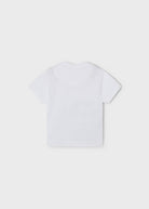 T-Shirt neonato Mayoral bianca stampa sub - ErreGiModaBimbo