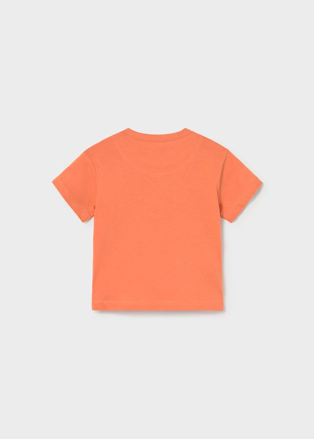 T-shirt neonato stampa camaleonte arancione Mayoral 6 Mesi 68cm