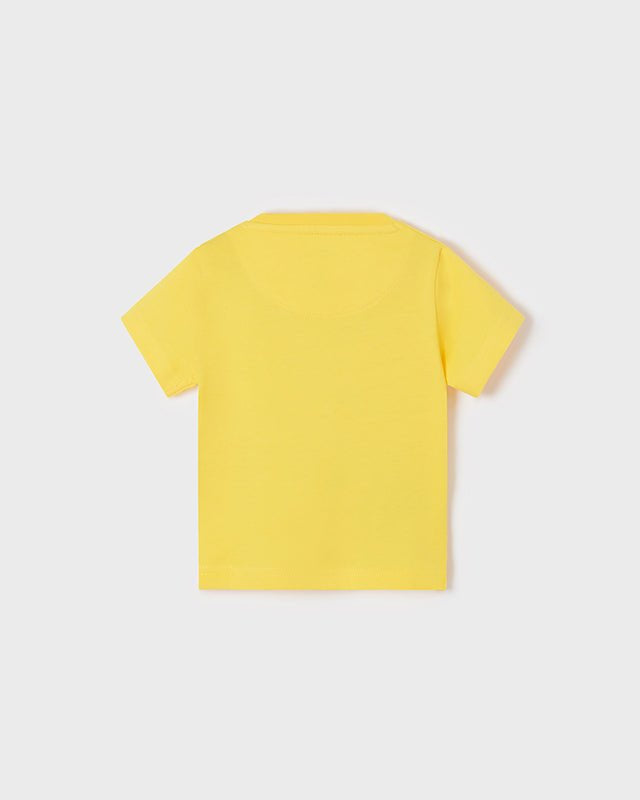 T-Shirt neonato Mayoral gialla cani artisti - ErreGiModaBimbo