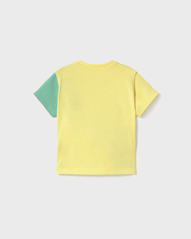 T-shirt neonato Mayoral Newborn Dinosauri gialla Mayoral Giallo