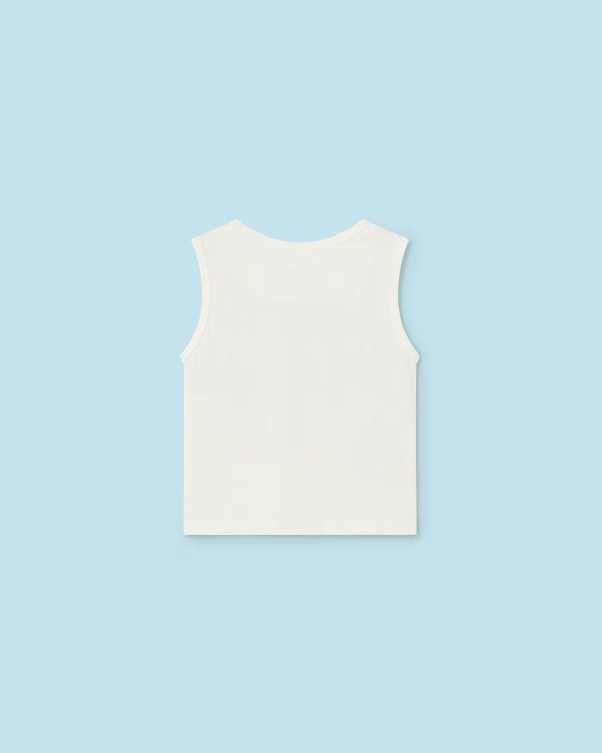 T-Shirt o Canotta fresco cotone neonato Mayoral stampata Dogs Mayoral Bianco