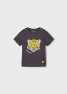 T-Shirt Playneonato Mayoral liquirizia Tigre - ErreGiModaBimbo