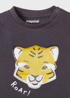 T-Shirt Playneonato Mayoral liquirizia Tigre - ErreGiModaBimbo