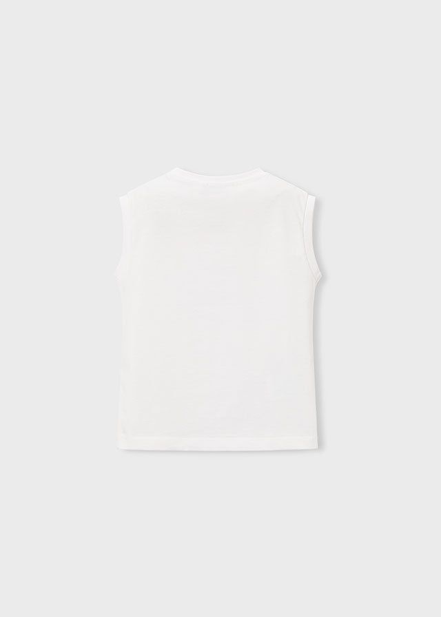 T-shirt bambino bianca pesce surfing Mayoral Mayoral 2 Anni 92cm