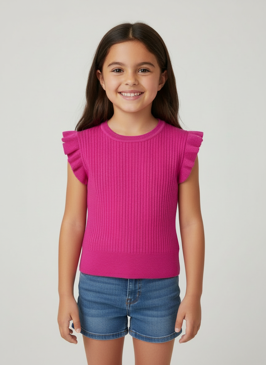 Top tricot costine bambina Mayoral magenta Mayoral Fucsia