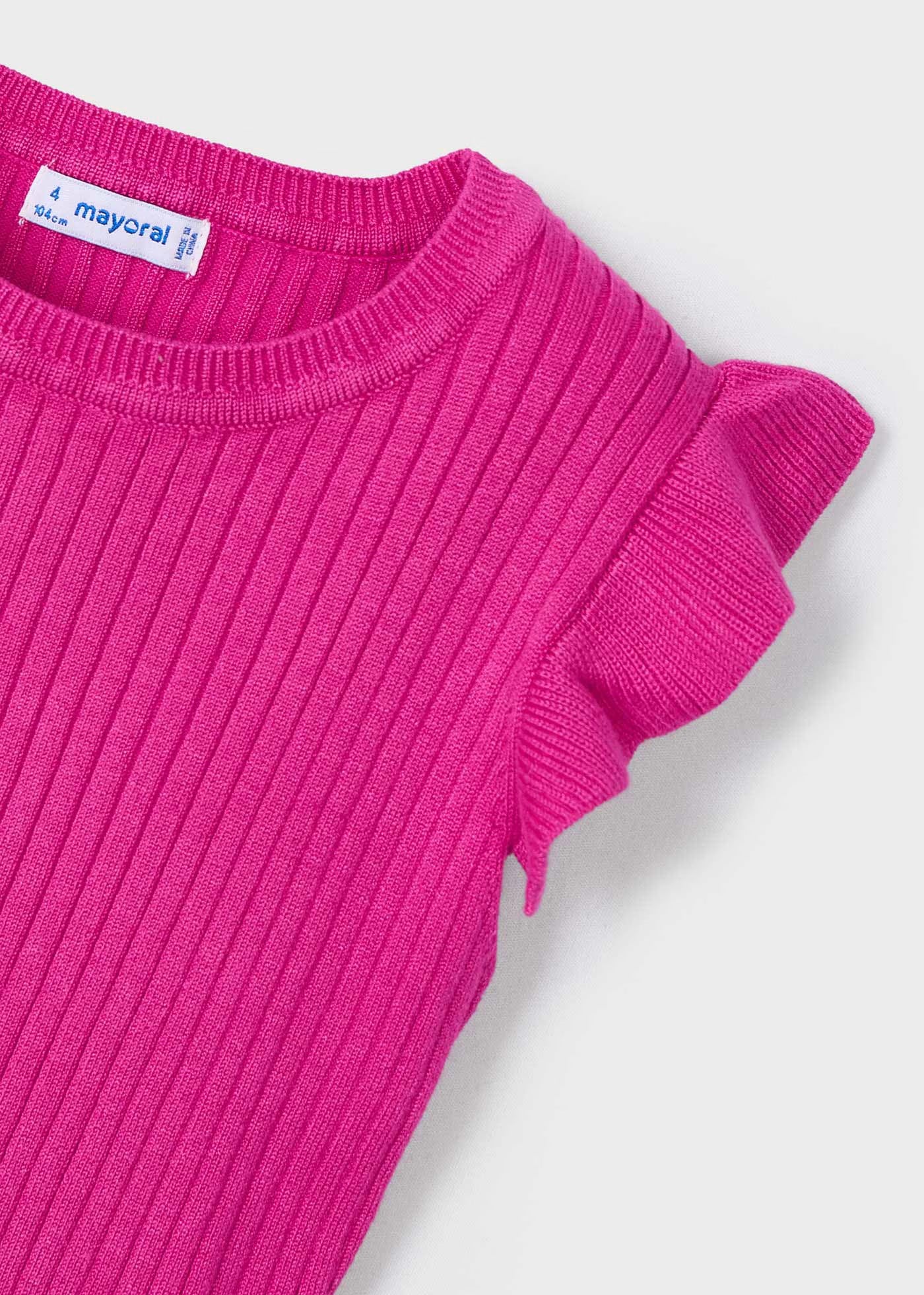 Top tricot costine bambina Mayoral magenta Mayoral Fucsia