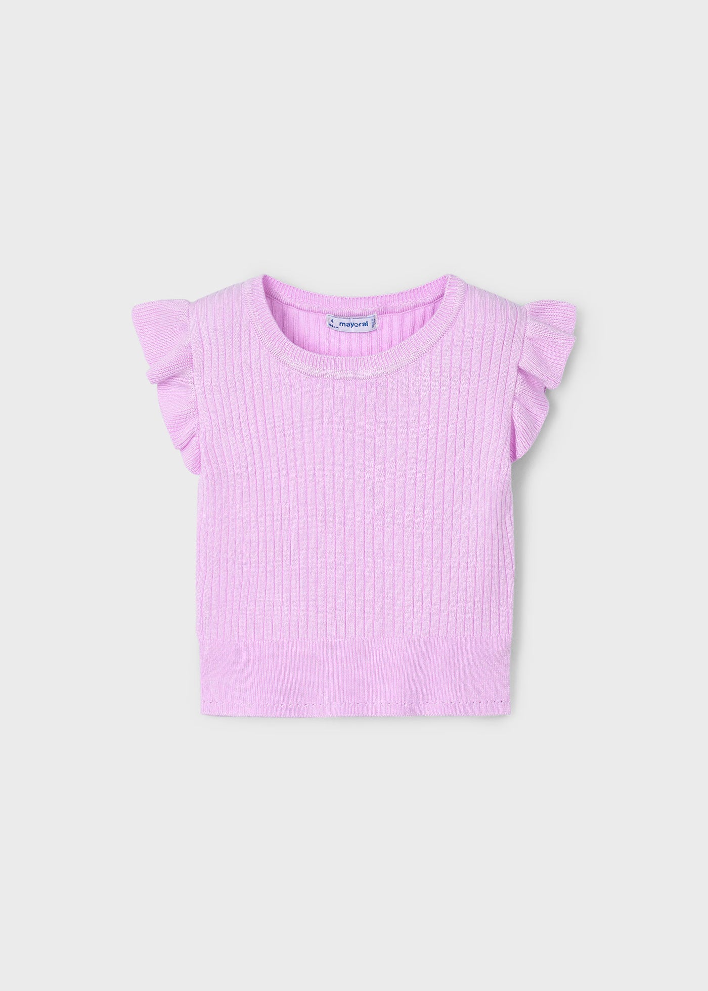 Top tricot costine bambina Mayoral rosa malva Mayoral Rosa