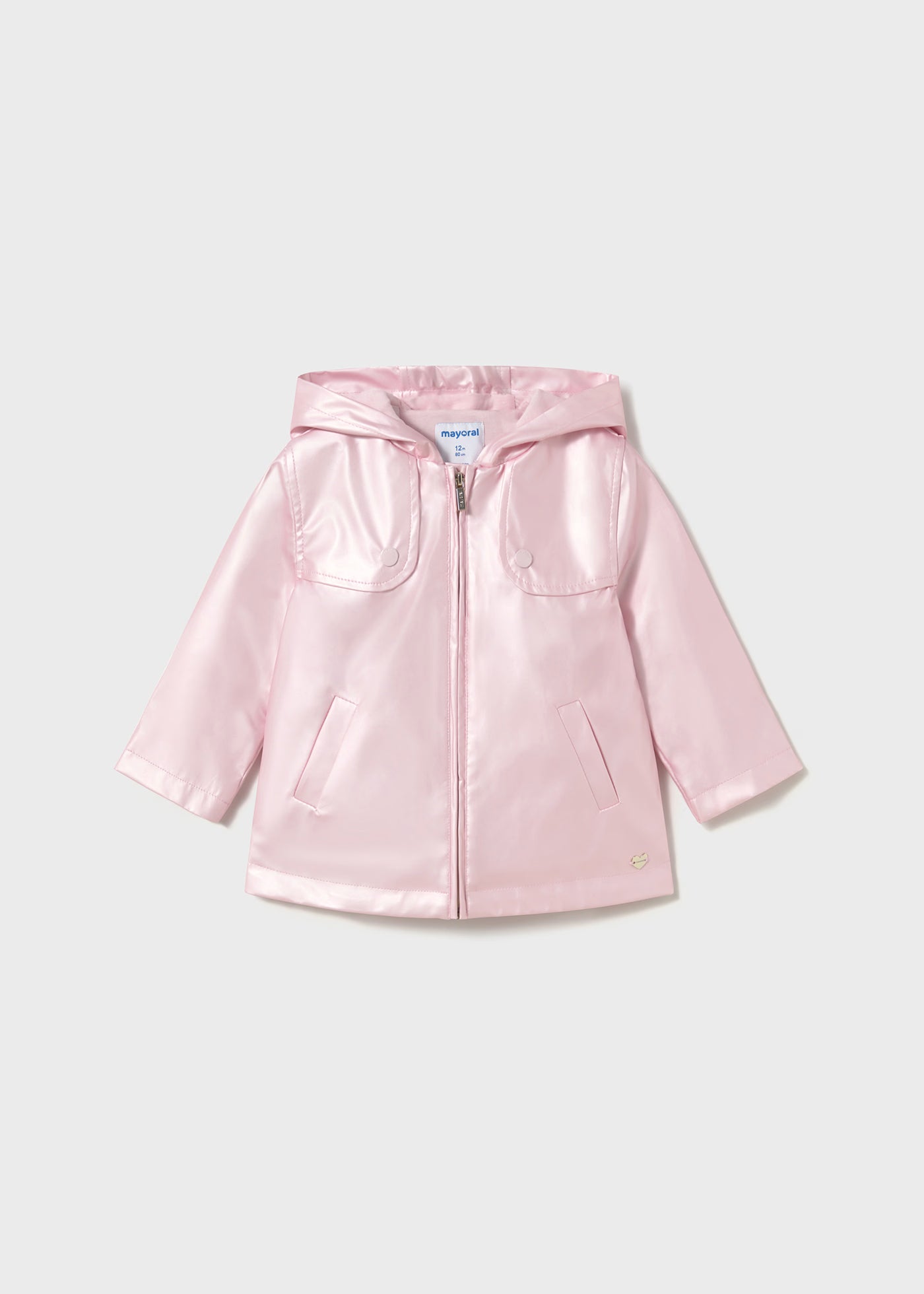 Giacca Trench impermeabile neonata Mayoral rosa perlato Mayoral Rosa