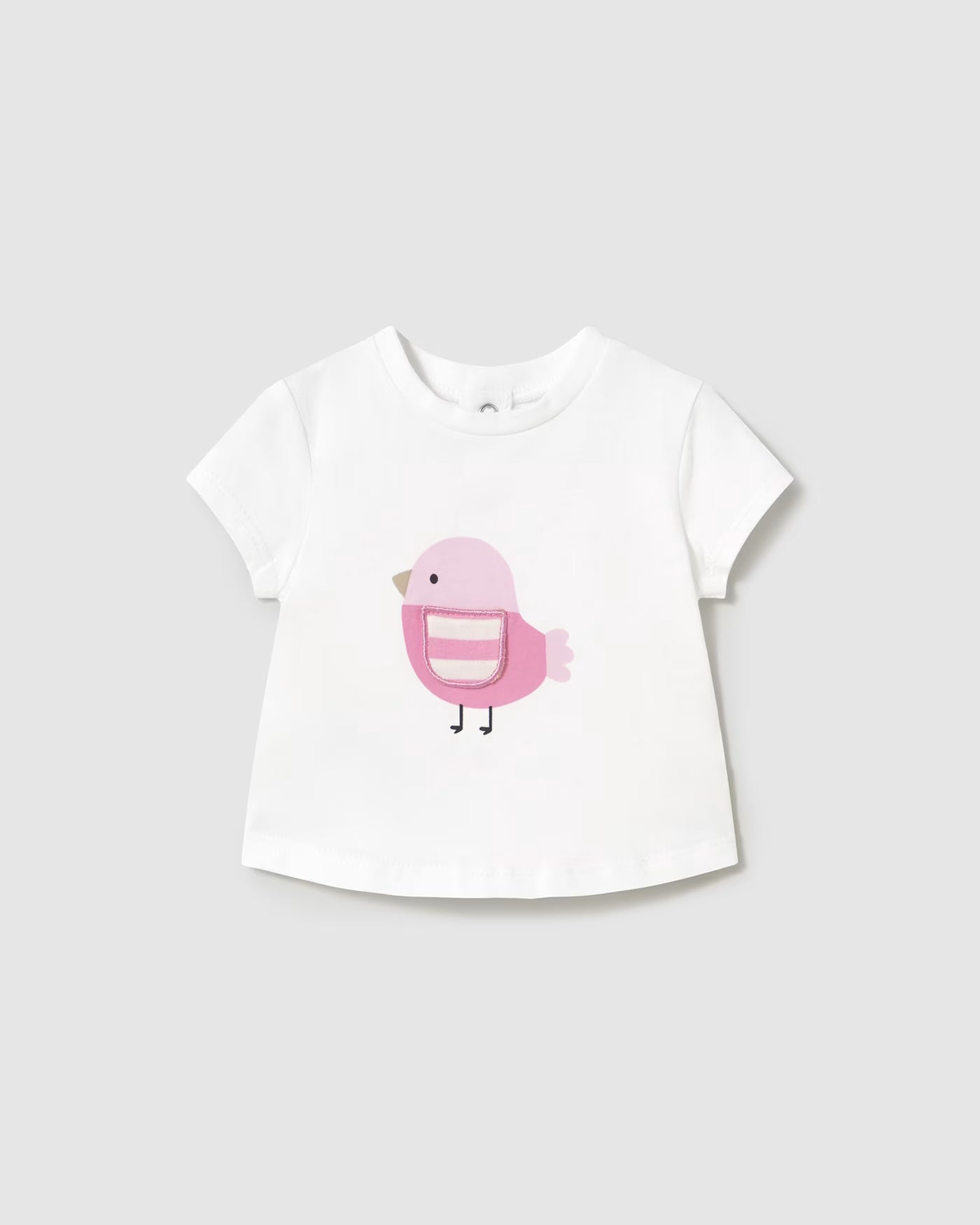 Tuta 3 pezzi con felpa zip neonata Mayoral Newborn Uccellino rosa Mayoral Rosa