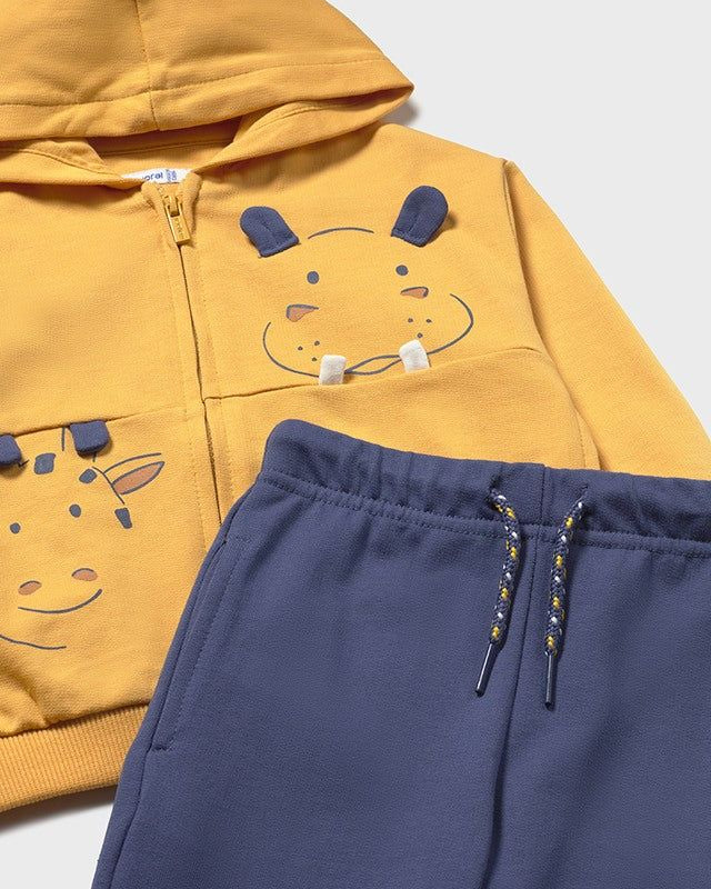 Tuta interattiva neonato Mayoral gialla e blu Mayoral 6 Mesi 68cm