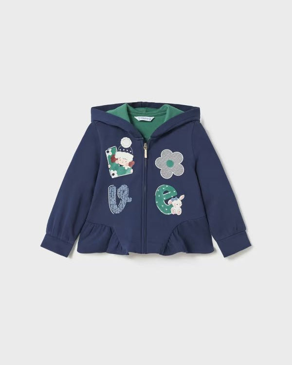 Tuta 3 pezzi neonata Mayoral blu-verde con 2 pantaloni - ErreGiModaBimbo