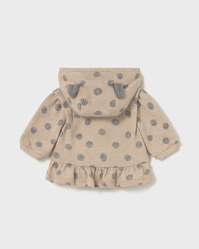 Tuta 3 pezzi neonata Mayoral Newborn pois beige Mayoral 0-1 Mesi 55cm