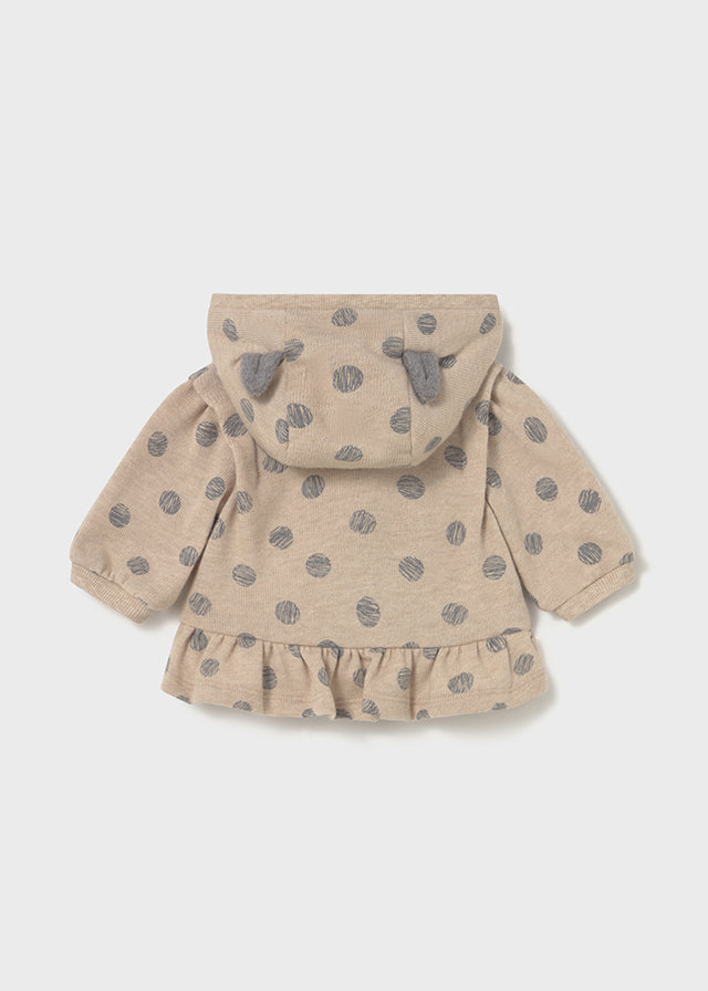 Tuta 3 pezzi neonata Mayoral Newborn pois beige Mayoral 0-1 Mesi 55cm