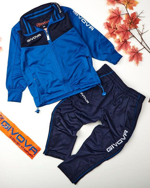 Tuta bambino Givova Modello "VELA" Blu - ErreGiModaBimbo