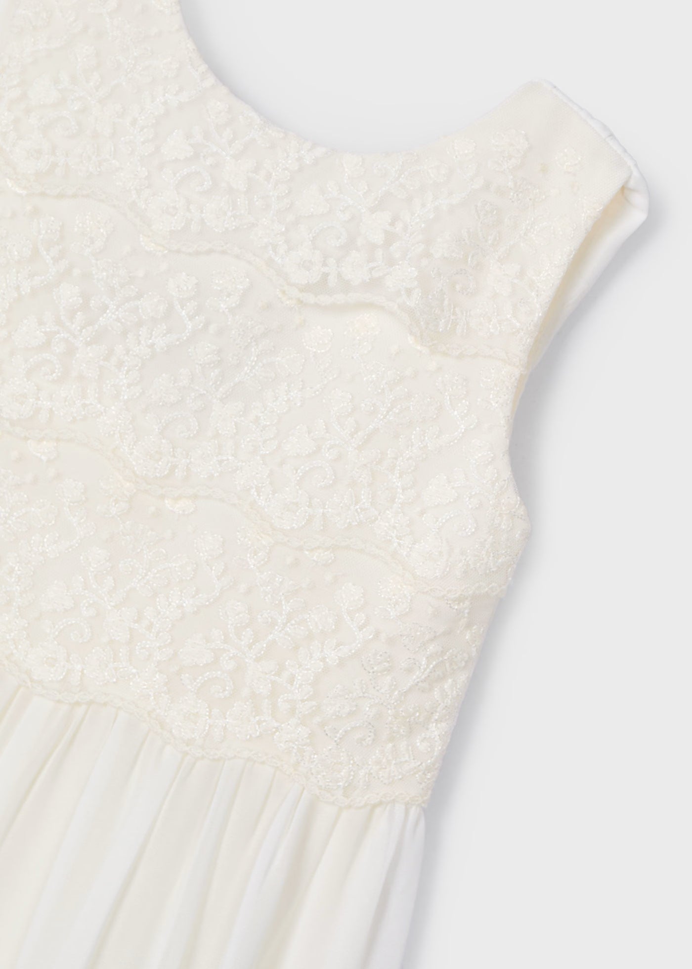 Tuta cerimonia bambina Mayoral panna floreale Mayoral Panna