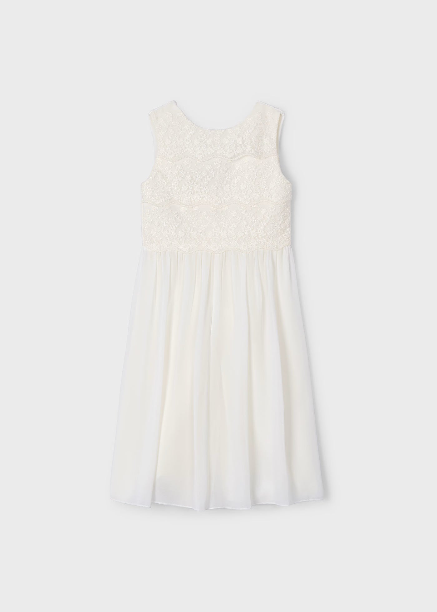 Tuta cerimonia bambina Mayoral panna floreale Mayoral Panna