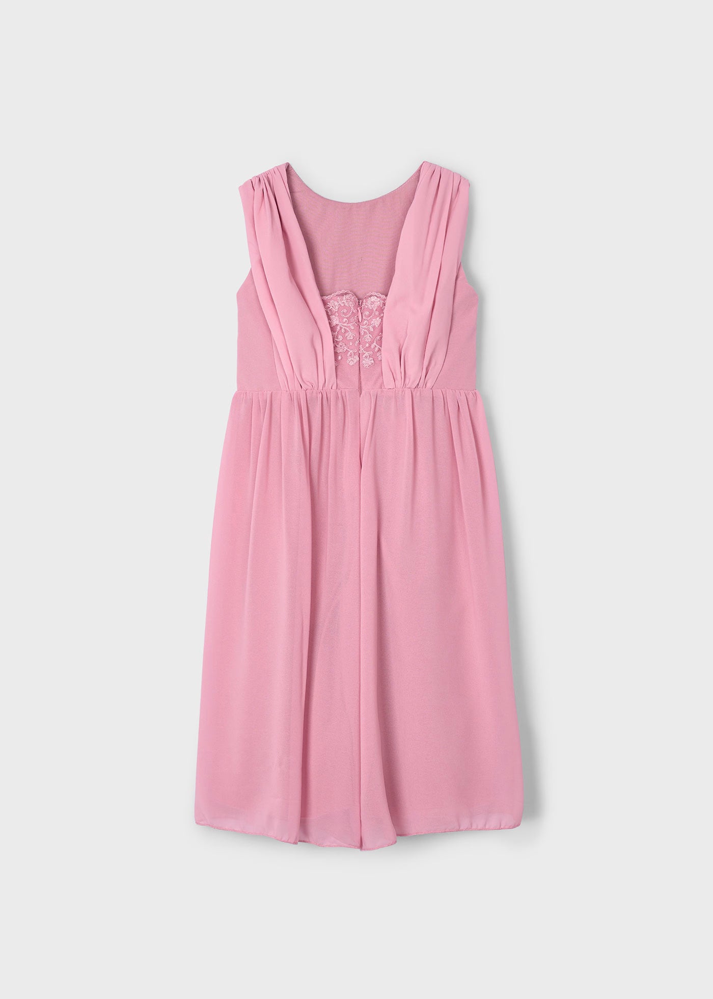 Tuta cerimonia bambina Mayoral rosato floreale Mayoral Rosato
