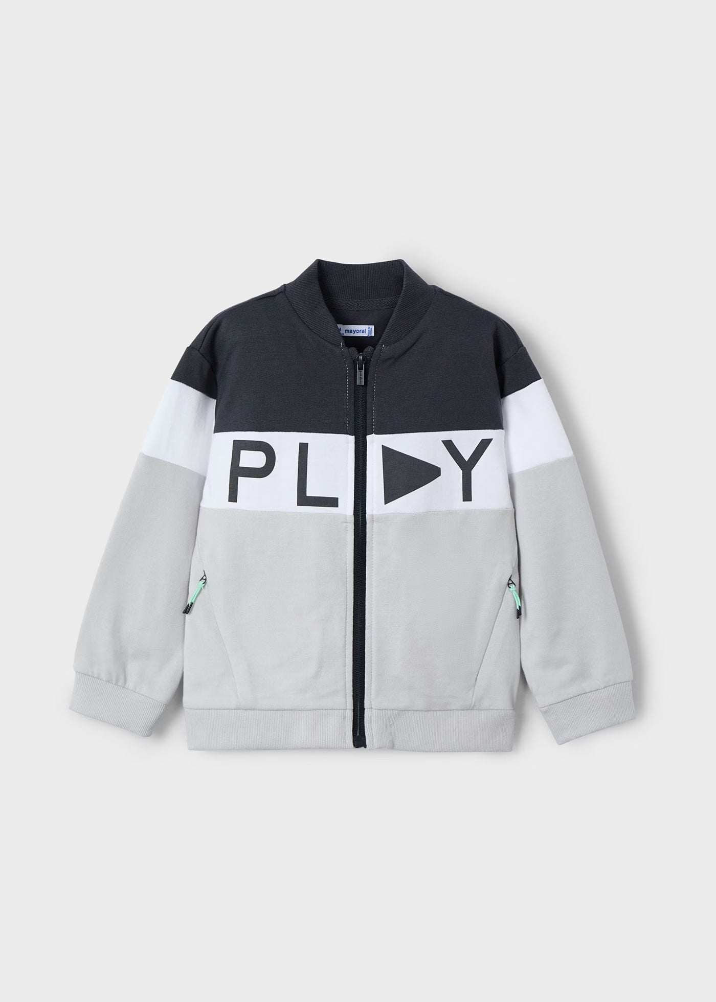 Tuta con due pantaloni bambino Mayoral grigio PLAY Mayoral Grigio