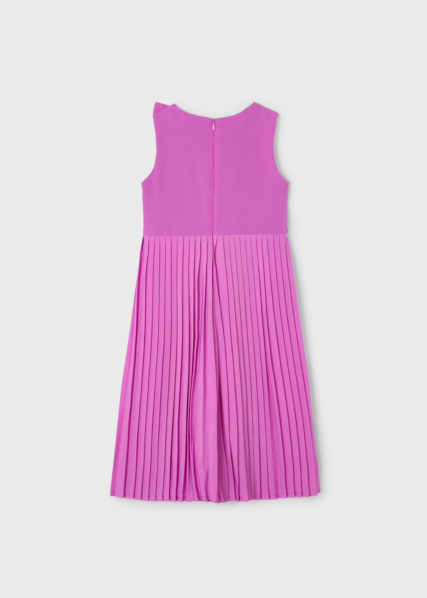 Tuta cerimonia plissettata fiocco bambina Mayoral malva Mayoral Malva