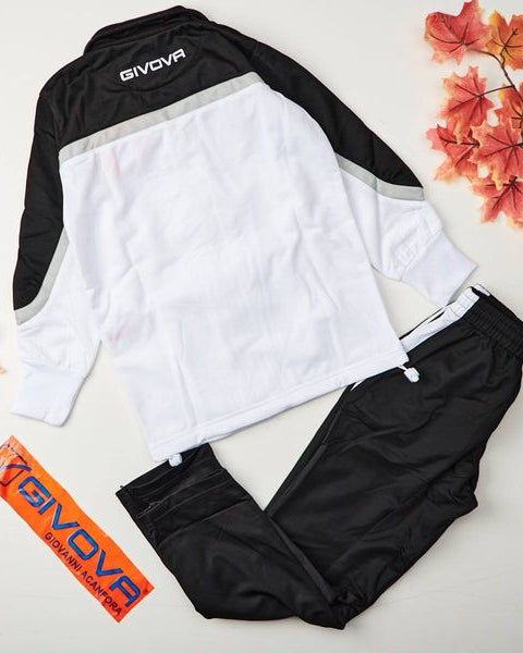 Tuta Givova bambino ragazzo modello "EUROPA" Bianco - ErreGiModaBimbo