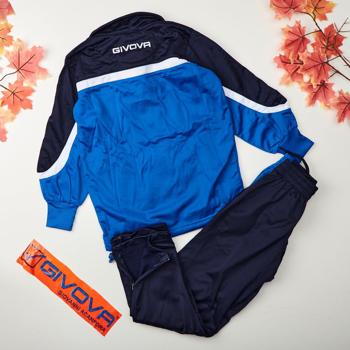 Tuta Givova bambino ragazzo modello "EUROPA" Blu - ErreGiModaBimbo