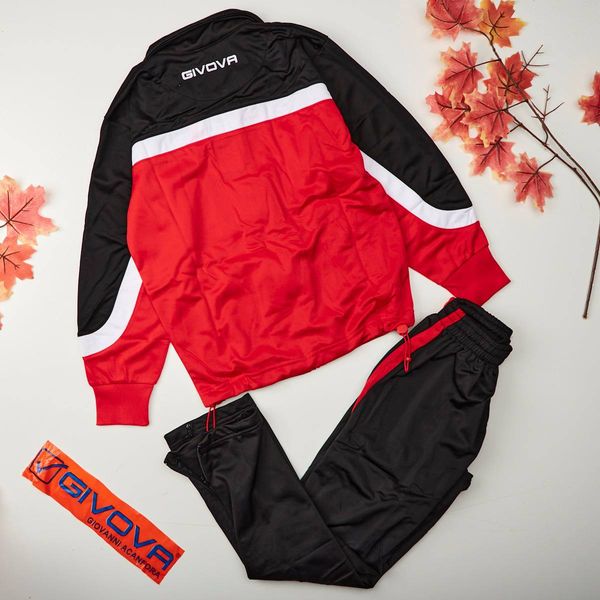 Tuta Givova bambino ragazzo modello "EUROPA" Rosso - ErreGiModaBimbo