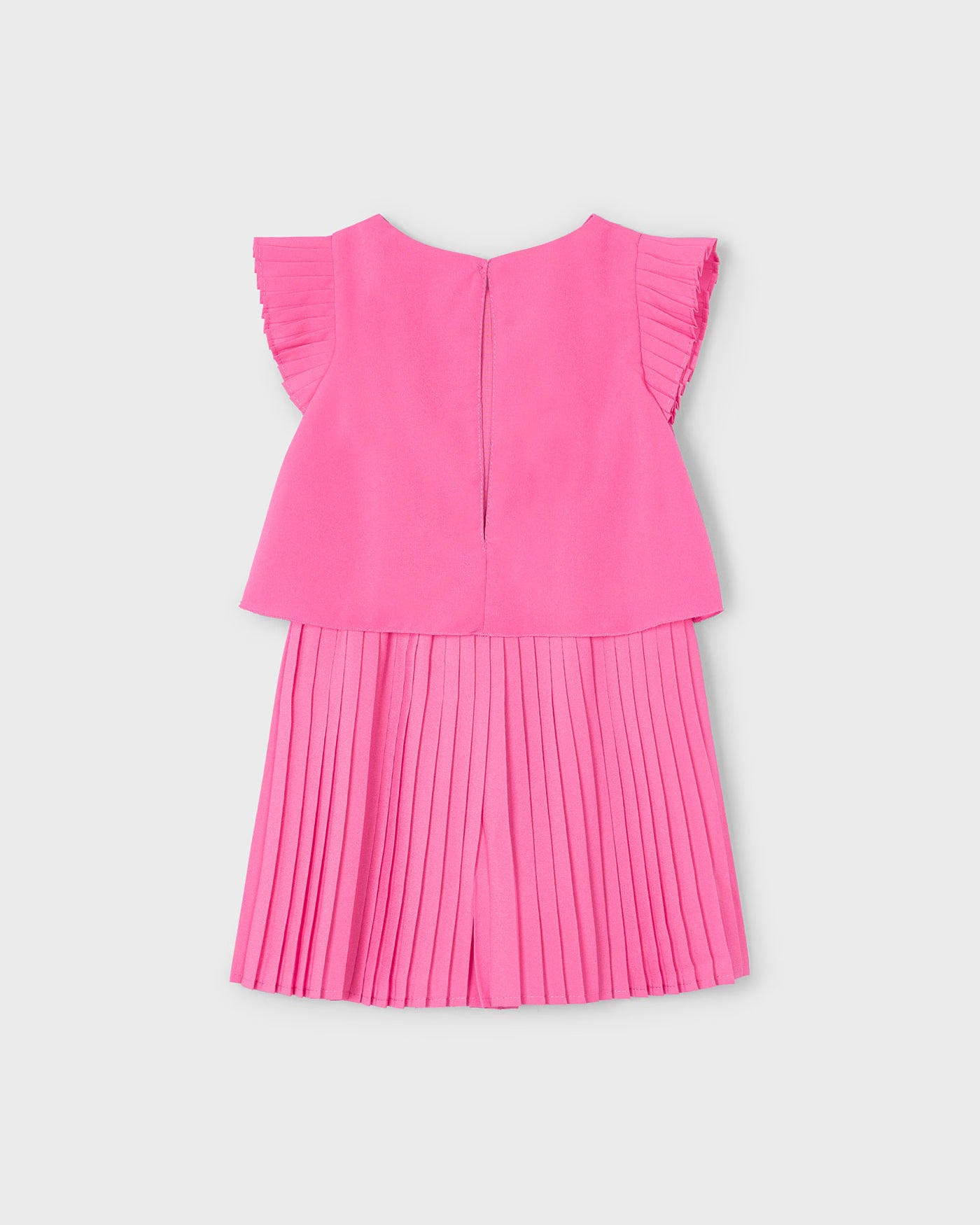 Tuta plissettata bambina Mayoral rosa camelia Mayoral Rosa
