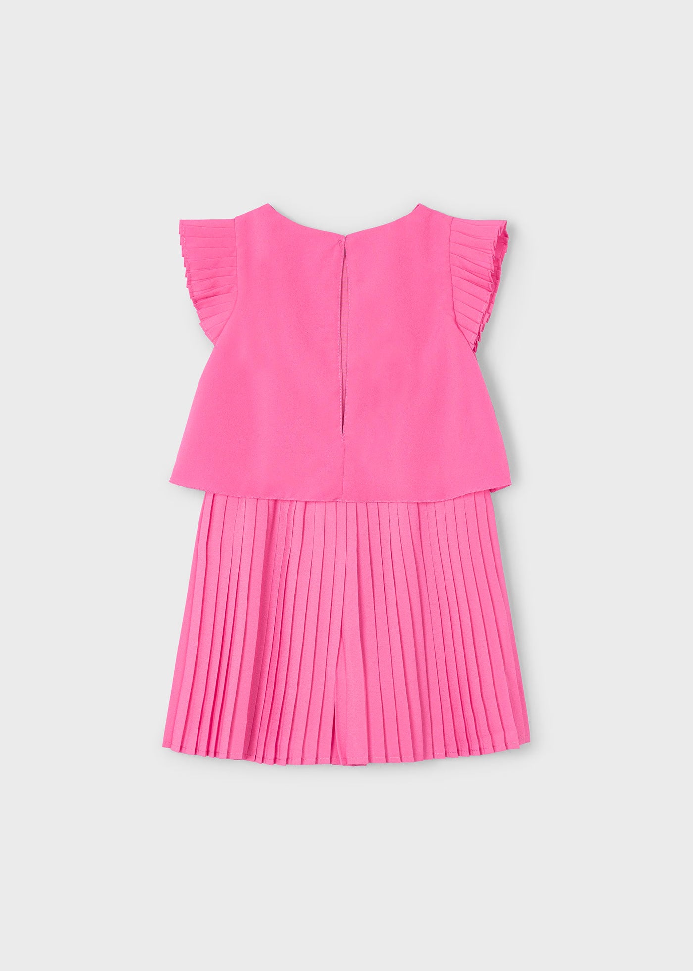 Tuta plissettata bambina Mayoral rosa camelia Mayoral Rosa