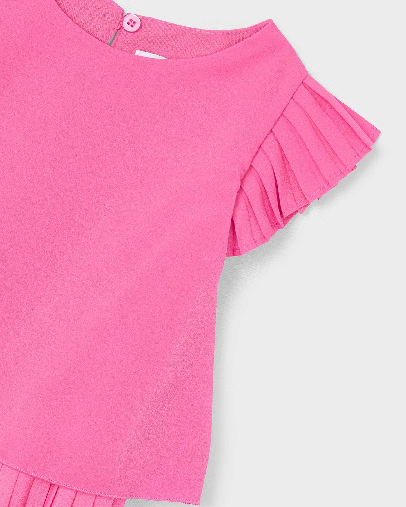 Tuta plissettata bambina Mayoral rosa camelia Mayoral Rosa