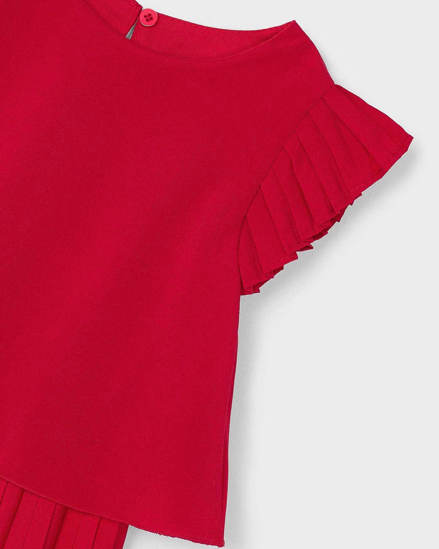 Tuta plissettata bambina Mayoral rosso Mayoral 2 Anni 92cm