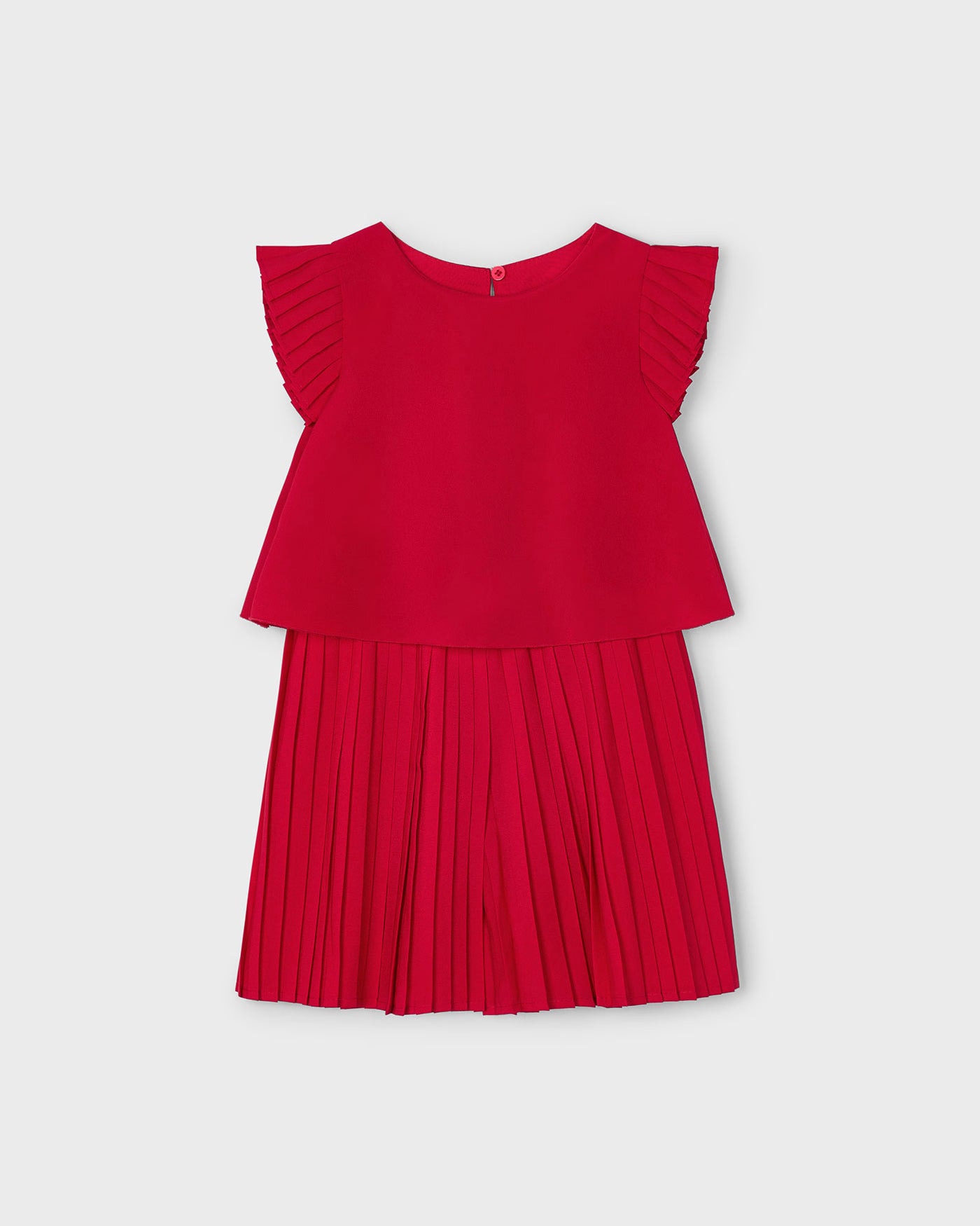 Tuta plissettata bambina Mayoral rosso Mayoral 2 Anni 92cm
