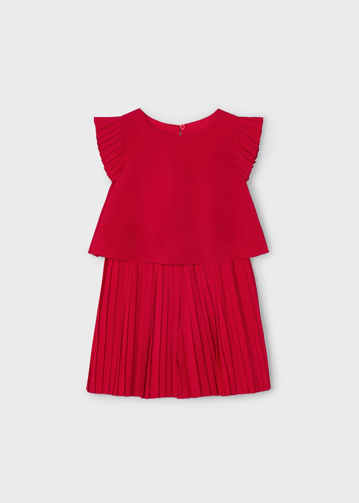 Tuta plissettata bambina Mayoral rosso Mayoral 2 Anni 92cm