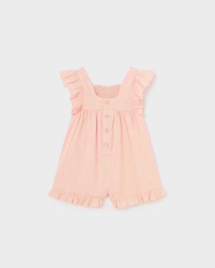 Tuta punto smock neonata rosa pastello Mayoral Rosa