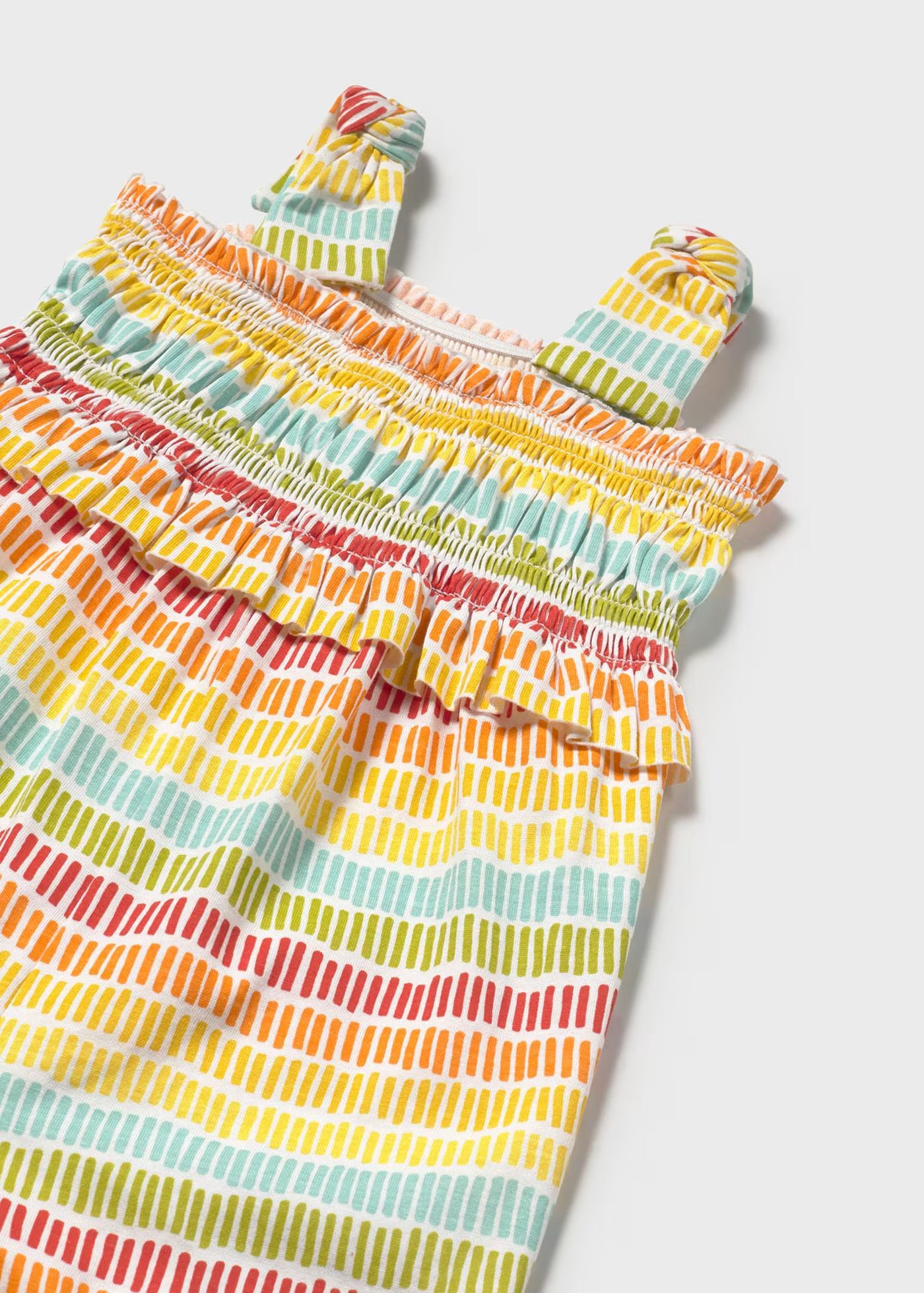 Tuta stampata neonata mayoral fantasia multicolor giallo Mayoral 6 Mesi 68cm
