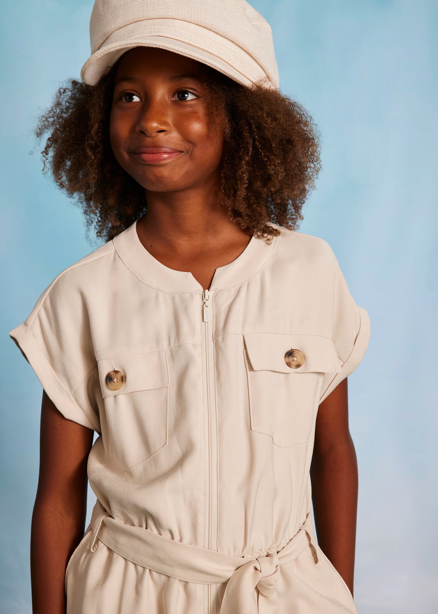 Tuta tasche ragazza Mayoral beige sabbia Mayoral 8 Anni 128cm