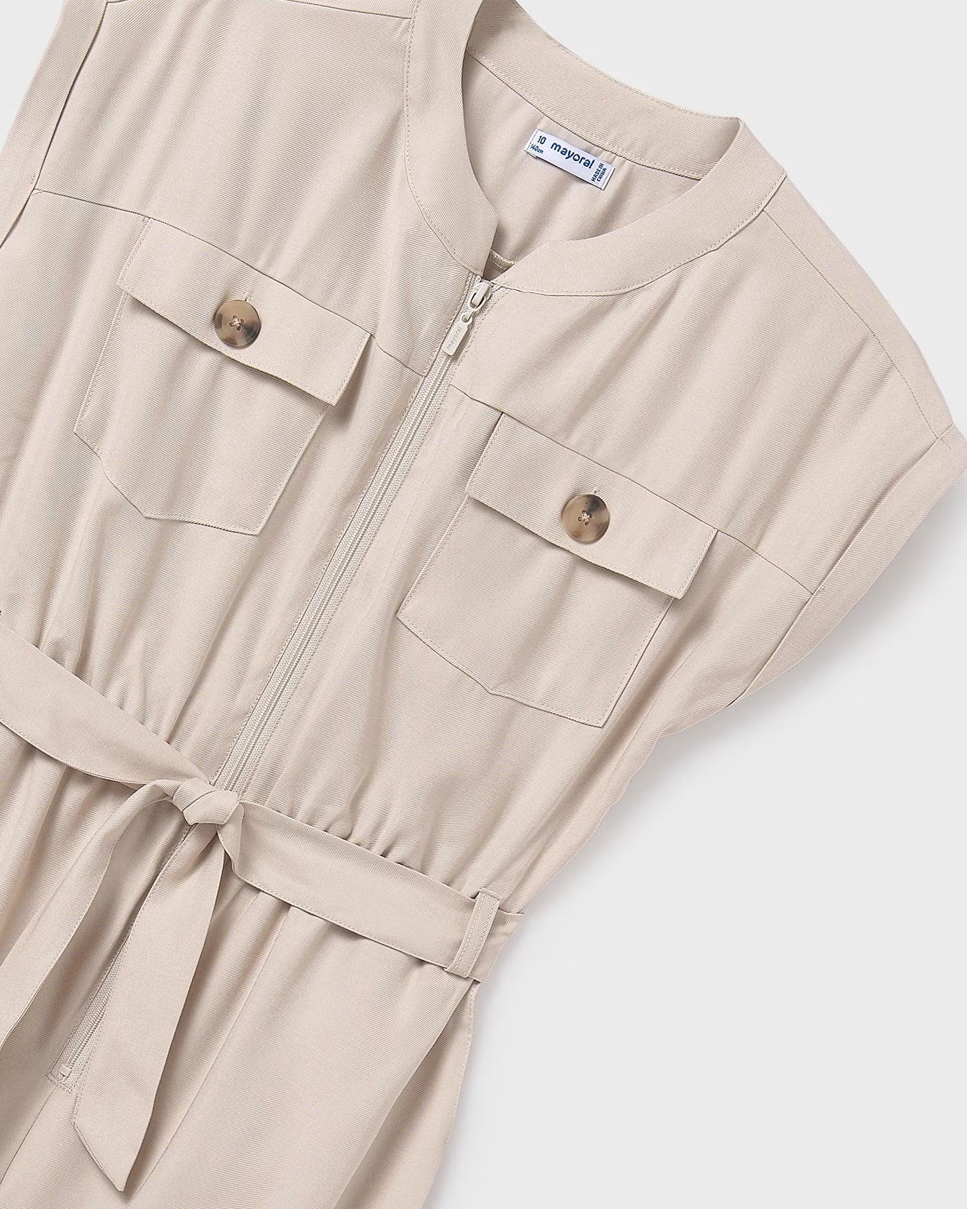 Tuta tasche ragazza Mayoral beige sabbia Mayoral 8 Anni 128cm