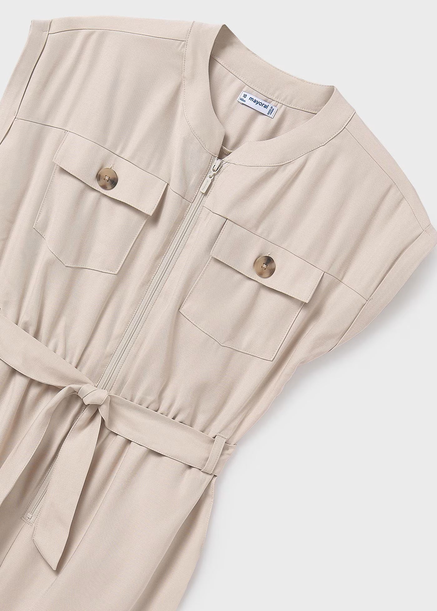 Tuta tasche ragazza Mayoral beige sabbia Mayoral 8 Anni 128cm