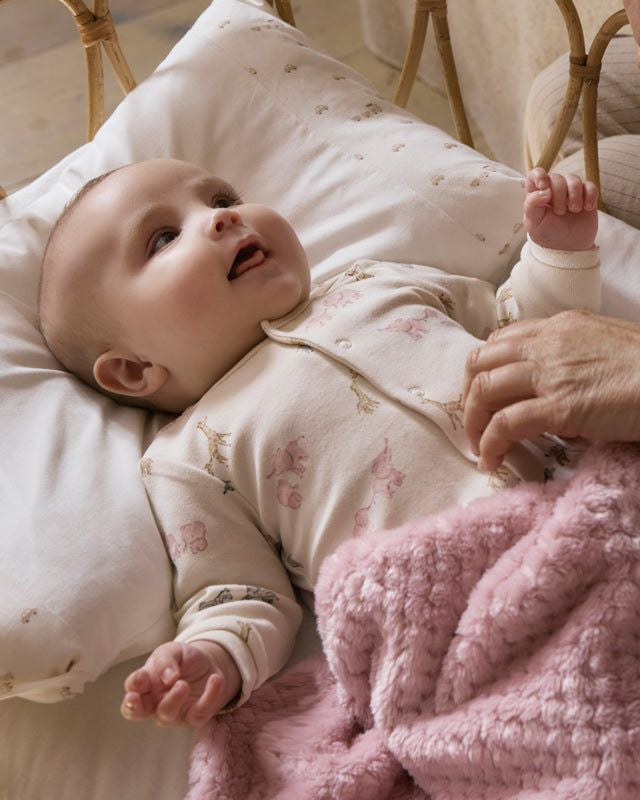 Tutina caldo cotone neonata Mayoral Newborn Safari rosa o cecio Mayoral 0-1 Mesi 55cm