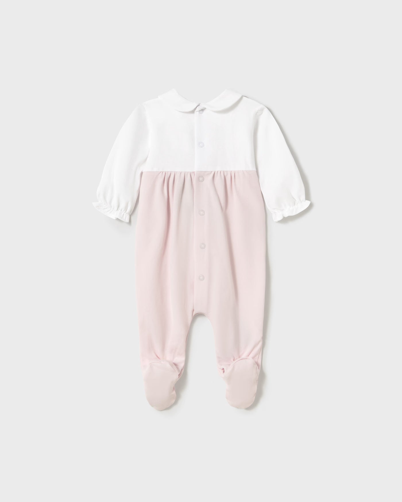 Tutina fresco cotone neonata Mayoral Newborn rosa baby Mayoral Rosa