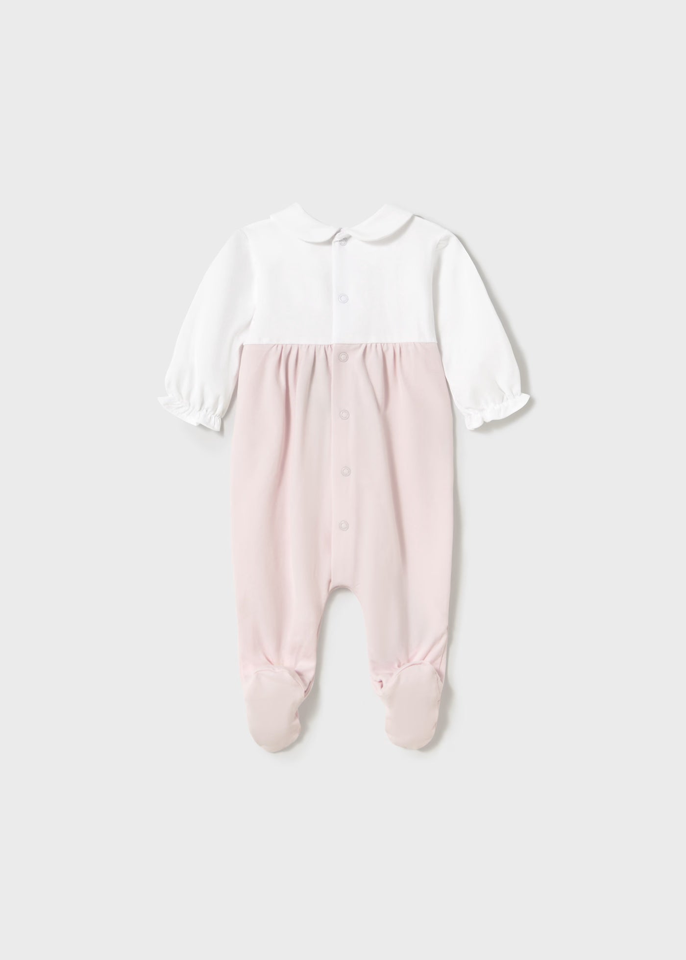 Tutina fresco cotone neonata Mayoral Newborn rosa baby Mayoral Rosa