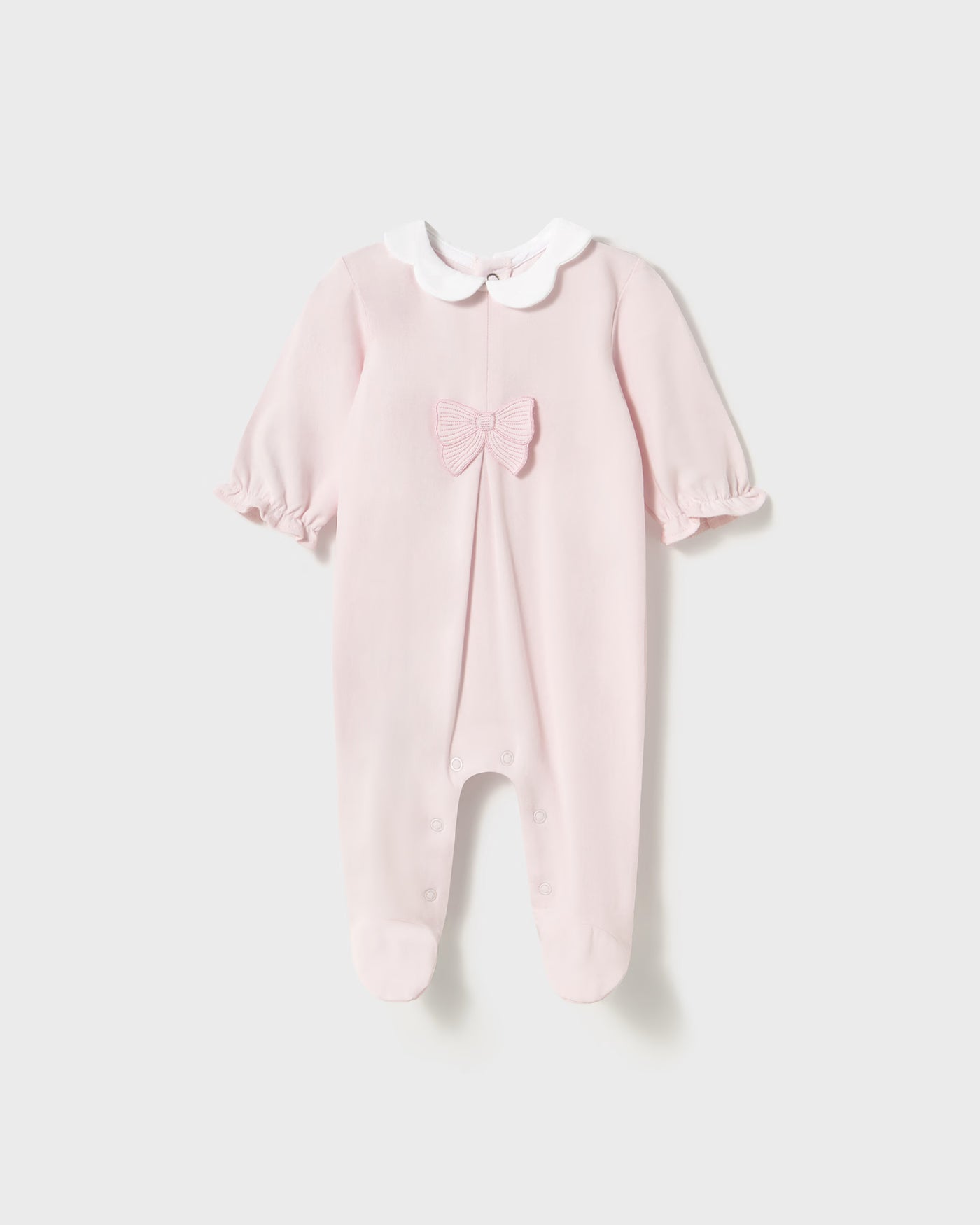 Tutina fresco cotone neonata Mayoral Newborn rosa baby Mayoral Rosa