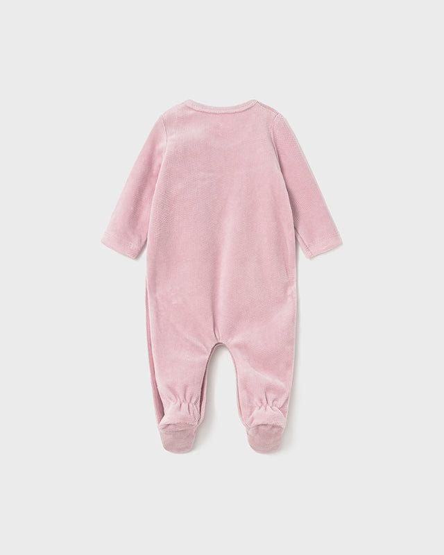 Tutina in ciniglia neonata Mayoral Newborn Lumaca rosa orchidea Mayoral 0-1 Mesi 55cm