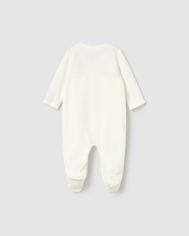 Tutina in ciniglia neonata Mayoral Newborn rosa baby o panna pois Mayoral 0-1 Mesi 55cm