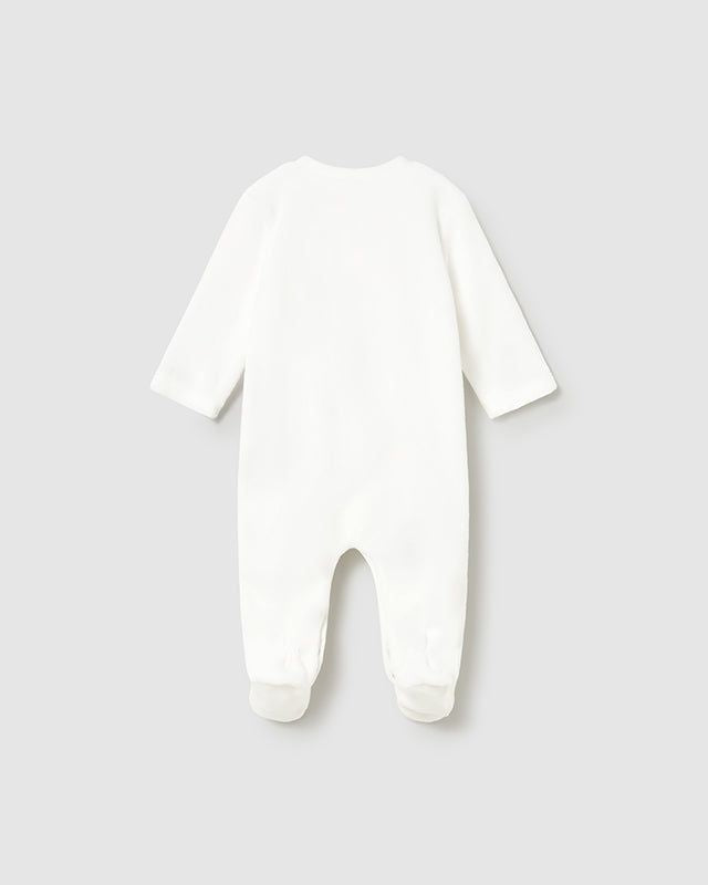 Tutina in ciniglia neonato Mayoral Newborn Dinosauro acqua o panna Mayoral 0-1 Mesi 55cm