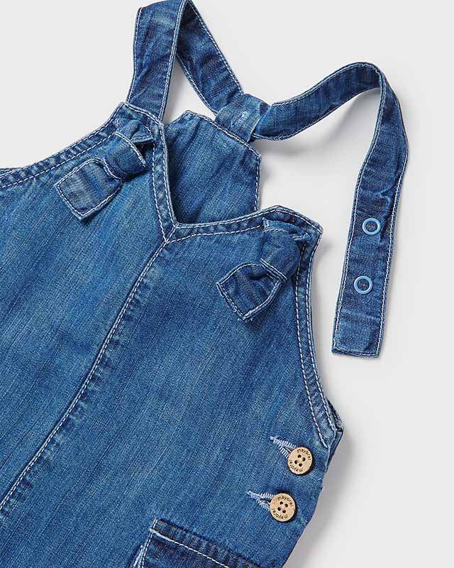 Tutina salopette jeans neonata Mayoral Lyocell Tencel™ - ErreGiModaBimbo