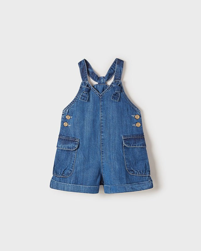 Tutina salopette jeans neonata Mayoral Lyocell Tencel™ - ErreGiModaBimbo