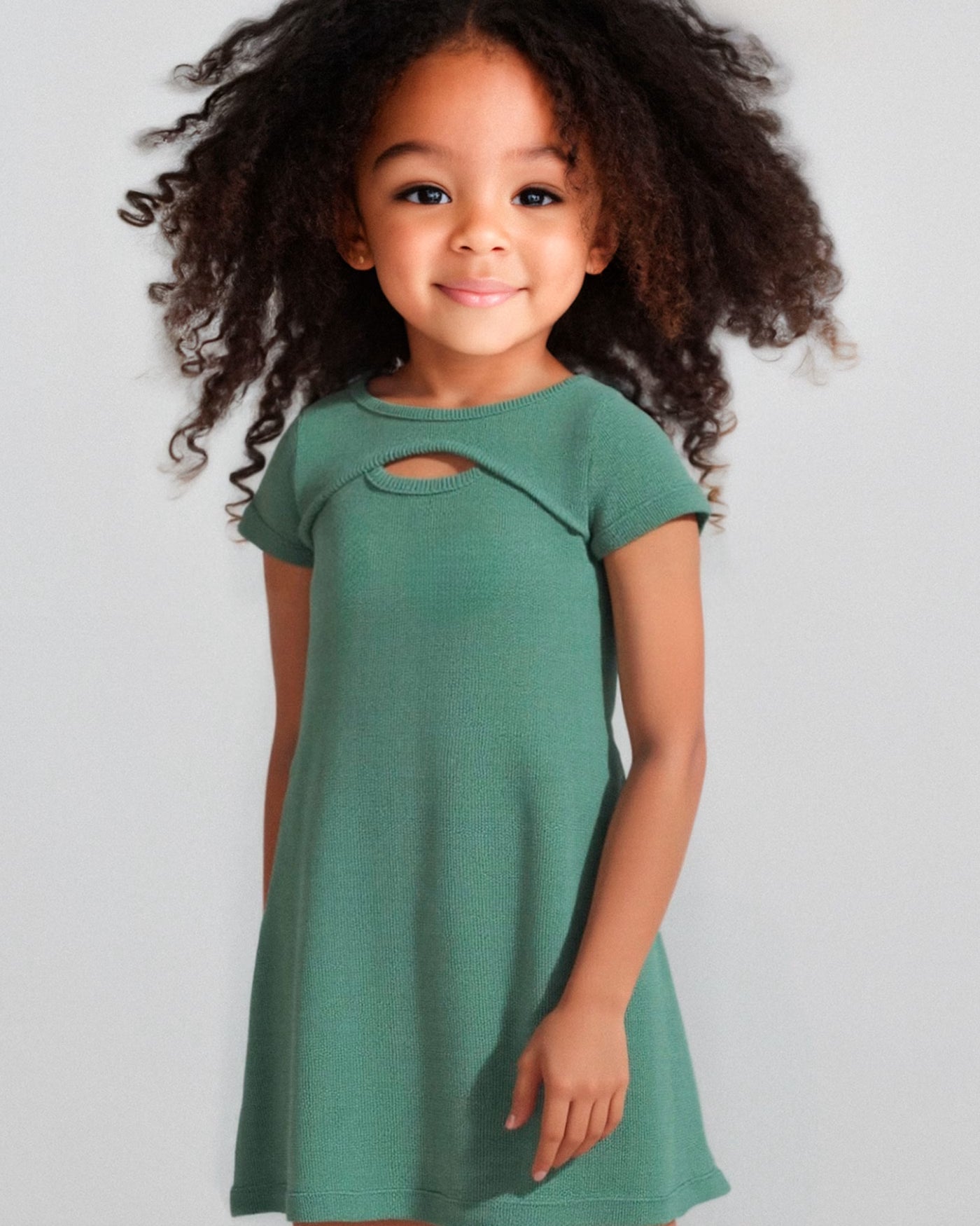 Vestito apertura bambina Mayoral verde menta Mayoral 2 Anni 92cm